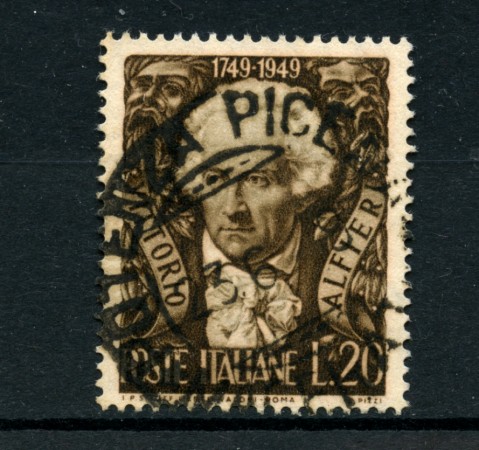 1949 - LOTTO/6080UB - ITALIA REPUBBLICA - 20 Lire V. ALFIERI - USATO