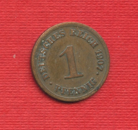 1907D - LOTTO/M23234 - GERMANIA - 1 PFENNIG IMPERO