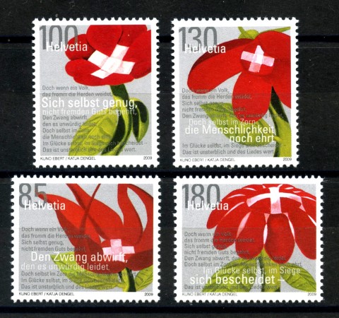 2009 - SVIZZERA - LOTTO/37720 - ARTISTI STRANIERI 4v. - NUOVI