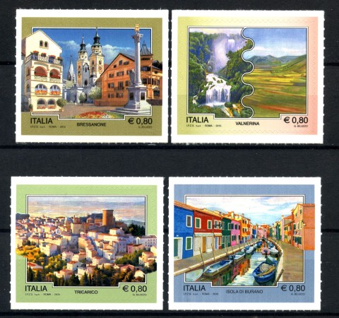 2015 - REPUBBLICA - TURISTICA  4v. - NUOVI - LOTTO/36886