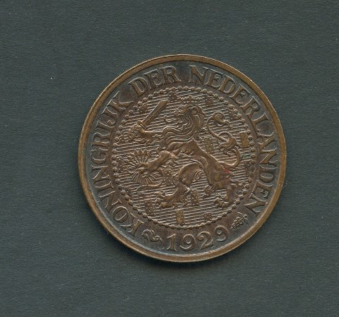 1929 - OLANDA - LOTTO/M16106 - 2,5 CENTESIMI  BRONZO