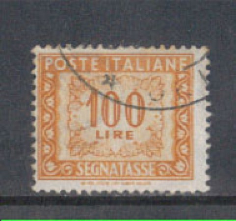 1947/54 - LOTTO/7823U - REPUBBLICA - 100 LIRE SEGNATASSE - USATO
