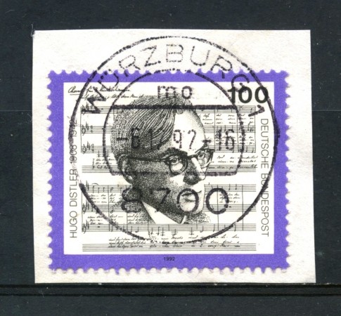 1992 - LOTTO/19034U - GERMANIA - HUGO DISTLER - USATO