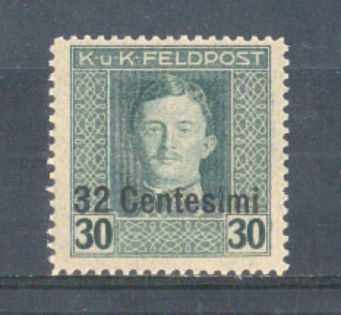 1918 - LOTTO/OCA11N - OCCUPAZ.AUSTRIACA - 32 CENT. SU 30 H. NUOVO