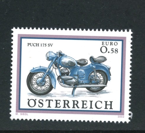 2002 - AUSTRIA - LOTTO/41942 - MOTOCICLETTE - NUOVO