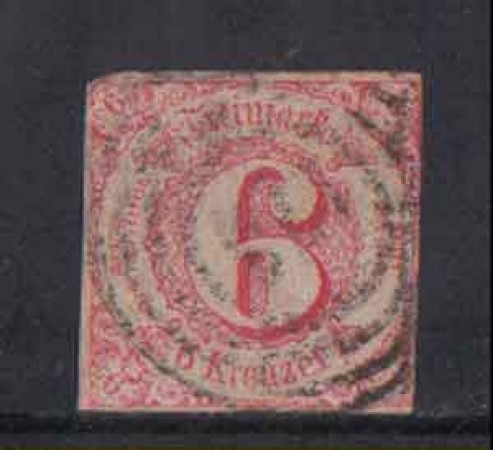 STATI DEL NORD - 1859 - LOTTO/3454 -  6K. ROSA CARMINIO