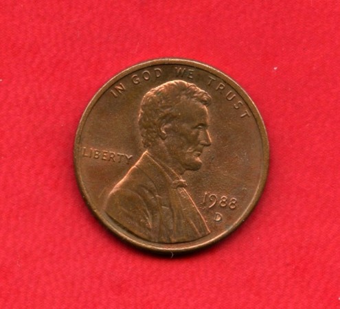 1988D - STATI UNITI - 1 CENT. LINCOLN - LOTTO/M26233