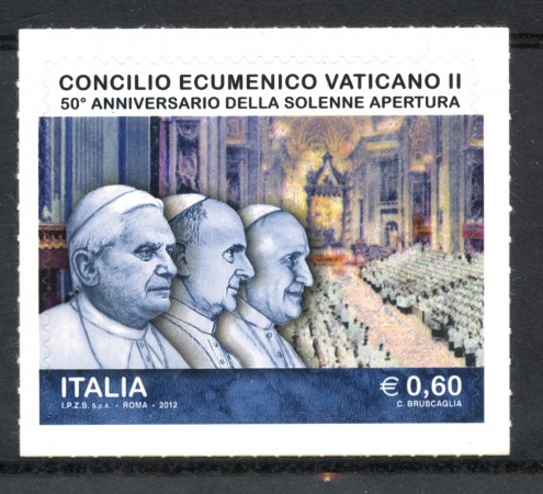 2012 - REPUBBLICA - 50° DEL CONCILIO ECUMENICO - NUOVO - LOTTO/30605