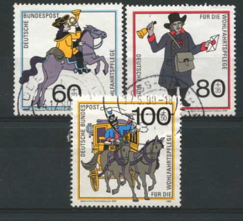 1989 - LOTTO/12473 - GERMANIA - BENEFICENZA 3v. -  USATI