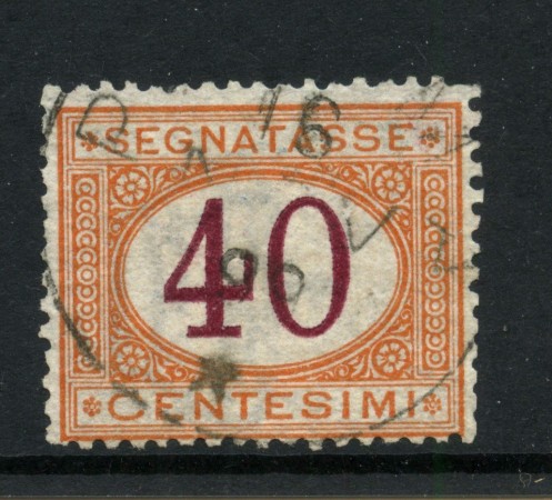 1870/74 - REGNO - LOTTO/42688 - 40 CENTESIMI SEGNATASSE - USATO
