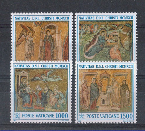 1992 - LOTTO/5787 - VATICANO - NATALE 4v.