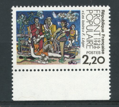 1986 - LOTTO/17465 - FRANCIA - FRONTE POPOLARE - NUOVO