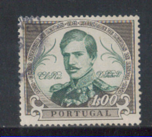 1961 - LOTTO/9778AU - PORTOGALLO- 1e. FACOLTA' DI LETTERE- USATO