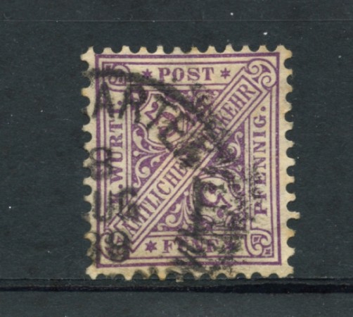 WURTTEMBERG - 1881 - LOTTO/21844 - 5p. LILLA SERVIZIO USATO
