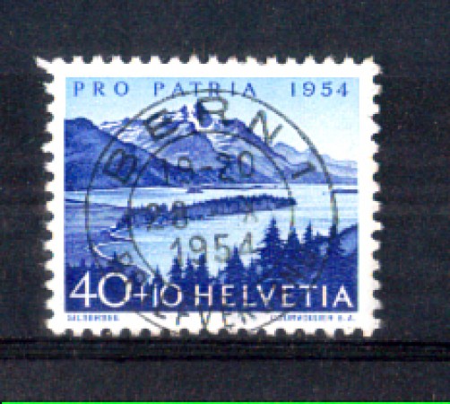 1954 - LOTTO/SVI552U - SVIZZERA - 40+10c. PRO PATRIA - USATO