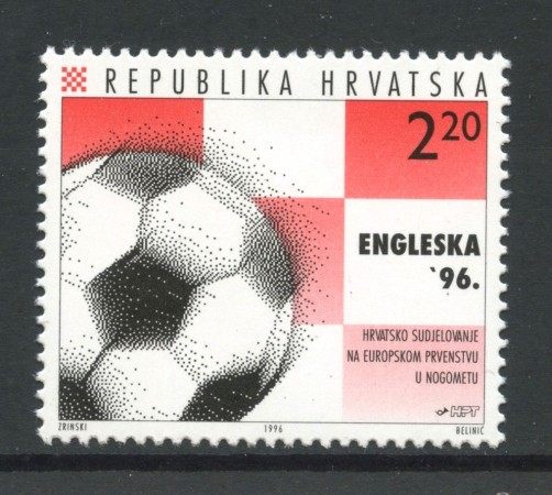 1996 - CROAZIA - CAMPIONATO DI CALCIO - NUOVO - LOTTO/32695