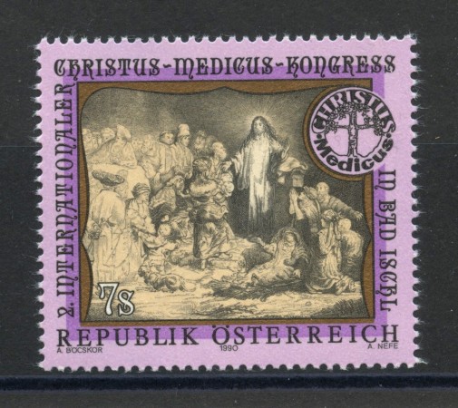 1990 - AUSTRIA - CHRISTUS MEDICUS - NUOVO - LOTTO/39600
