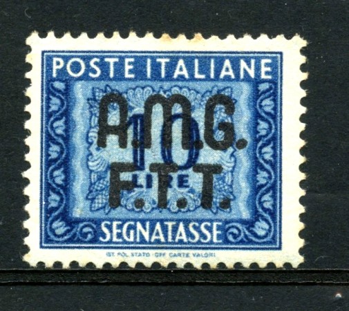 1947 - LOTTO/2208 - TRIESTE A- SEGNATASSE 10 LIRE LING.