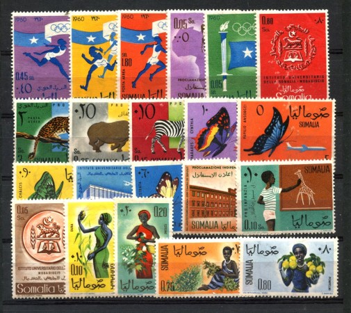 SOMALIA - LOTTO/48004 - INSIEME DI 21 FRANCOBOLLI NUOVI