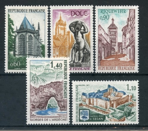 1971 - FRANCIA - SERIE TURISTICA 5v. - NUOVI - LOTTO/26019