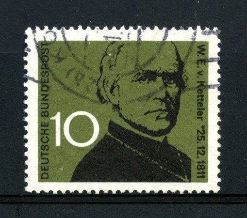 1961 - GERMANIA FEDERALE - 10p. EMANUEL VON KETTELER - USATO - LOTTO/30864U
