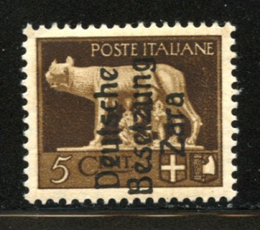 ZARA - 1943 - LOTTO/12434 - 5c. BRUNO IMPERIALE - NUOVO