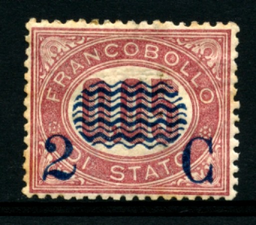 1878 - LOTTO/11707 - REGNO - 2c. su 0,05c. LACCA - LING.