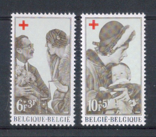 1968 - LOTTO/9930N - BELGIO - PRO CROCE ROSSA - NUOVI