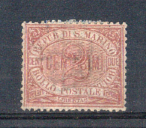 1894 - LOTTO/RSM26L - SAN MARINO - 2c. CARMINIO LING.