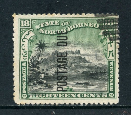 1897/901 - NORD BORNEO - 18c. SEGNATASSE - USATO - LOTTO/27021