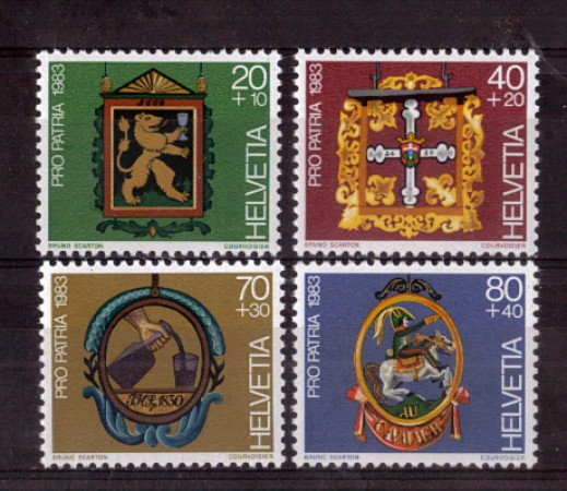 1983 - LOTTO/SVI1183CPN - SVIZZERA - PRO PATRIA 4v. - NUOVI