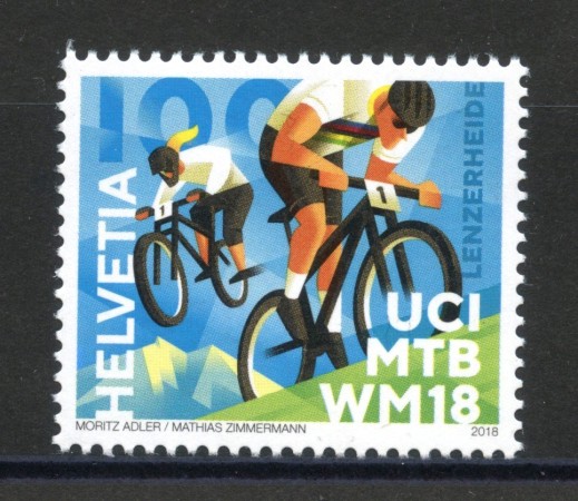 2018 - SVIZZERA - LOTTO/39738 - MOUNTAN BIKE - NUOVO