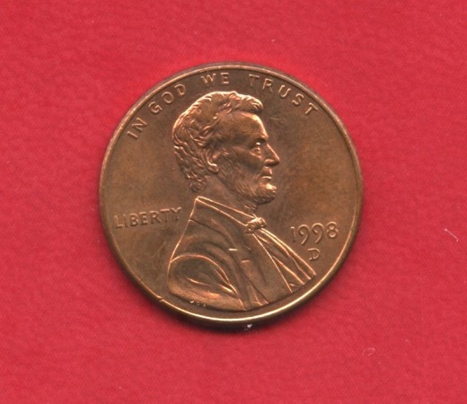 1998D - STATI UNITI - 1 CENT. LINCOLN - LOTTO/M26249