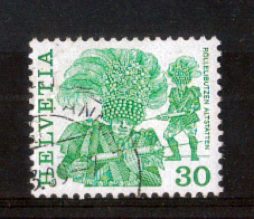 1982 - LOTTO/SVI1170U - SVIZZERA - 30c. TRADIZIONI POPOLARI - USATO