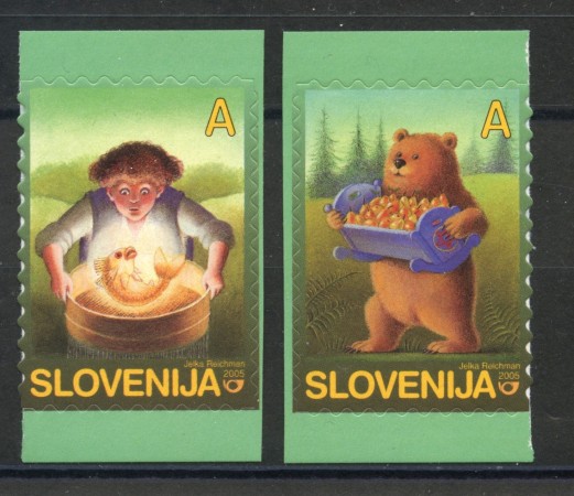 2005 - SLOVENIA - RACCONTI PER BAMBINI 2v. - NUOVI  AUTOADESIVI - LOTTO/34250