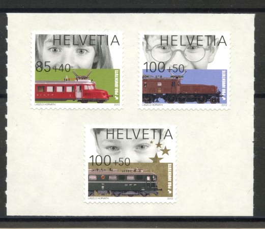2013 - SVIZZERA - LOTTO/37843 - PRO JUVENTUTE 3v. - NUOVI