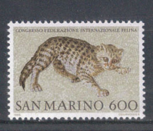 1985 - LOTTO/8059 - SAN MARINO - FEDERAZIONE FELINA - NUOVO