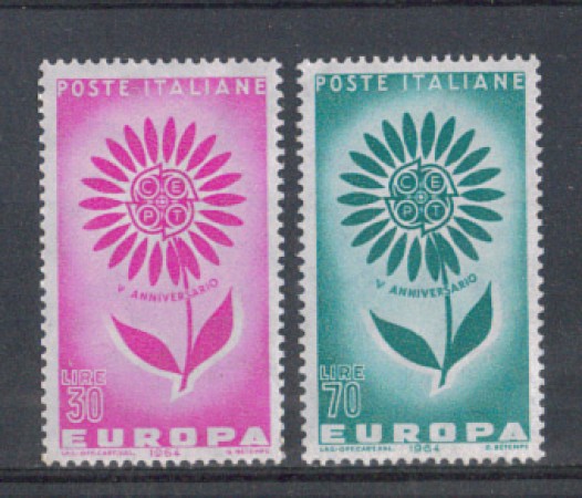 1964 - LOTTO/6428 - REPUBBLICA - EUROPA 2v.