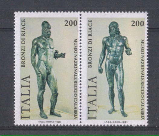 1981 - LOTTO/6749 - REPUBBLICA - BRONZI DI RIACE