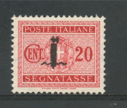 1944 - REPUBBLICA SOCIALE - 20 CENT. SEGNATASSE NUOVO - LOTTO/31660