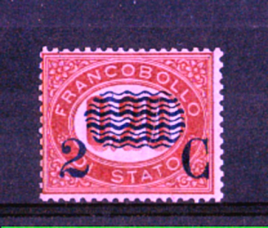 1878 - LOTTO/10432 - REGNO - 2c. SU 0,20c. LACCA SOPRASTAMPATO - LING.