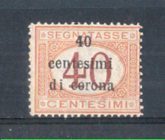 1919 - LOTTO/TTT5L - TRENTO e TRIESTE  - 40c. SU 40c. SEGNATASSE LING.