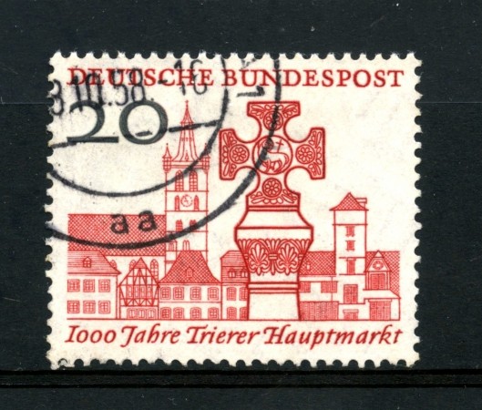 1958 - GERMANIA FEDERALE - 20p. MERCATO DI TREVIRI - USATO - LOTTO/30829U