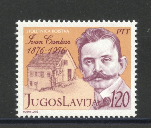 1976 - JUGOSLAVIA - I. CANKAR - NUOVO - LOTTO/35639