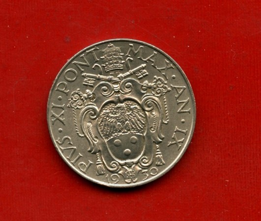 1930 - VATICANO - 50 CENTESIMI PIO XI° - LOTTO/M30918