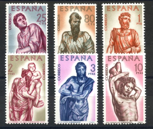 1962 - SPAGNA - LOTTO/38821 - ALONSO BERRUGUETE 6v. - NUOVI