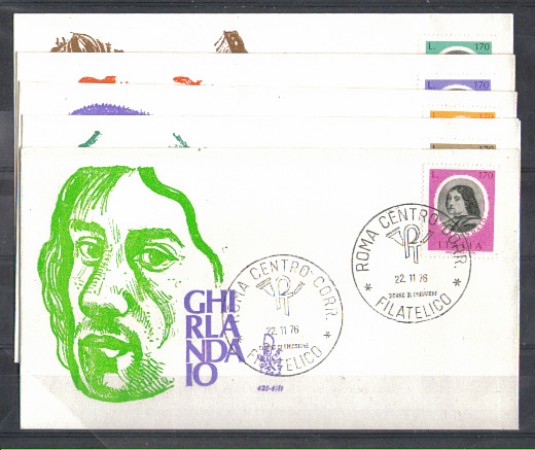 1976 - LOTTO/6652ZA - REPUBBLICA - ARTISTI 4° SERIE - FDC