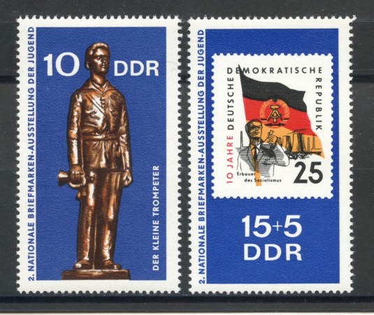 1970 - GERMANIA DDR - FILATELIA GIOVANILE  2v. - NUOVI - LOTTO/36384