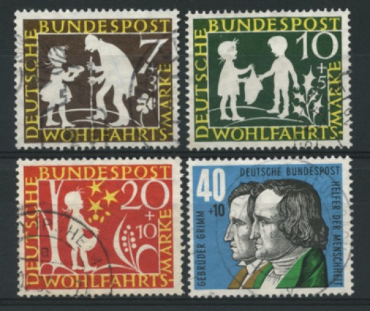 1959 - LOTTO/11881 - GERMANIA FEDERALE - BENEFICENZA 4v . - USATI