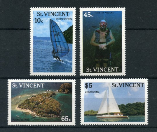 1988 - ST.VINCENT - LOTTO/20046 - TURISMO 4v. - NUOVI